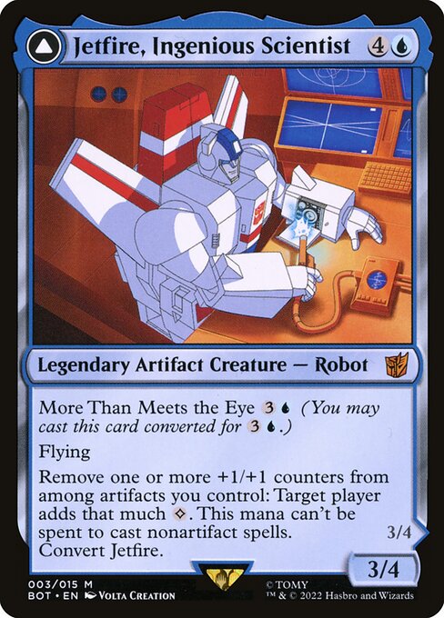 Jetfire, Ingenious Scientist - Universes Beyond: Transformers