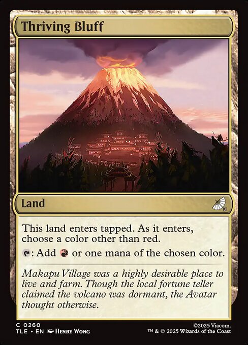 Thriving Bluff (Foil) - Avatar: The Last Airbender: Eternal-Legal