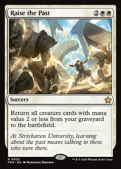 Raise the Past (Foil) - Foundations