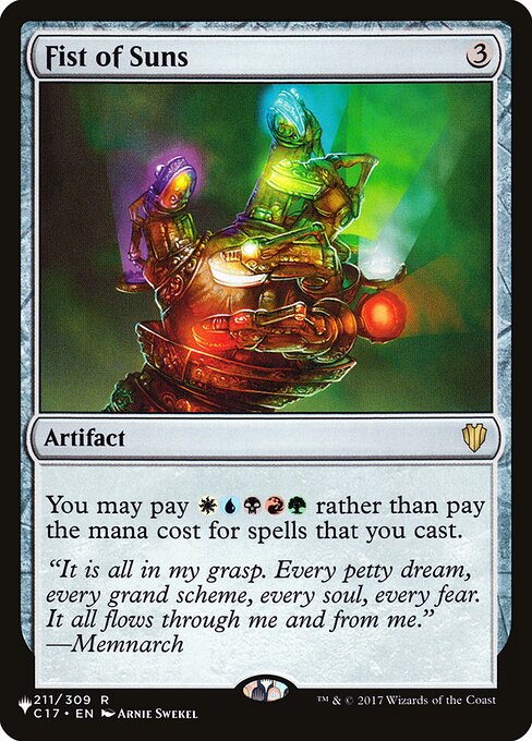Fist of Suns - The List Reprints