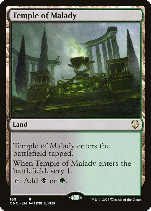 Temple of Malady - Commander: Phyrexia: All Will Be One