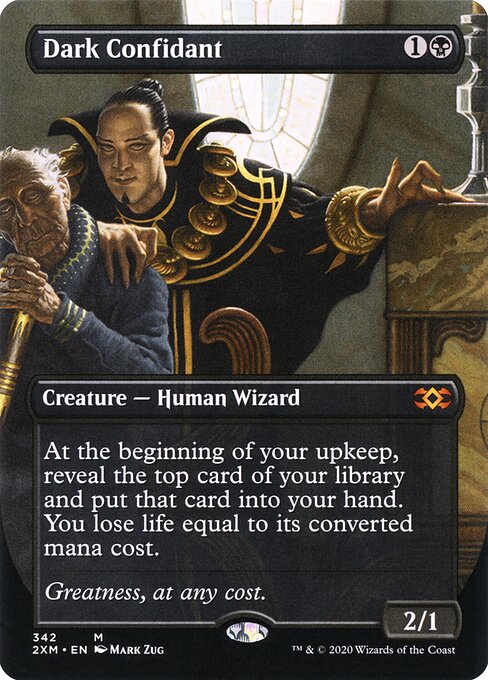 Dark Confidant (Borderless) (Foil) - Double Masters