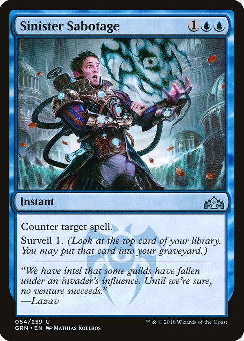Sinister Sabotage - Guilds of Ravnica