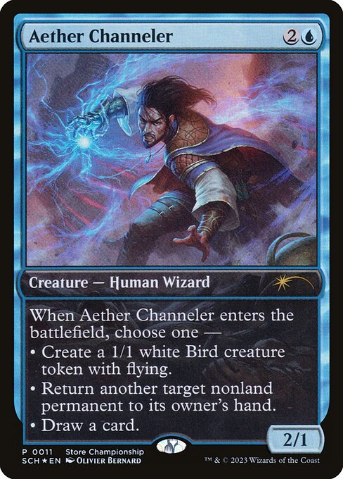 Aether Channeler - Game Day & Store Championship Promos