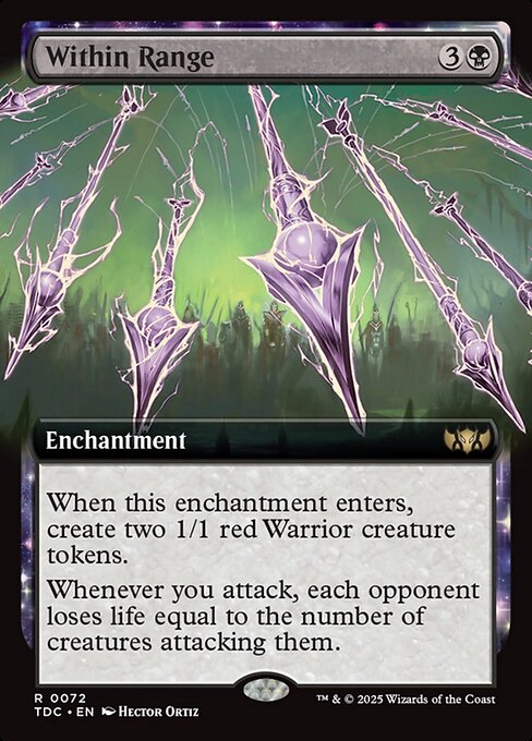 Within Range (Extended Art) - Commander: Tarkir: Dragonstorm