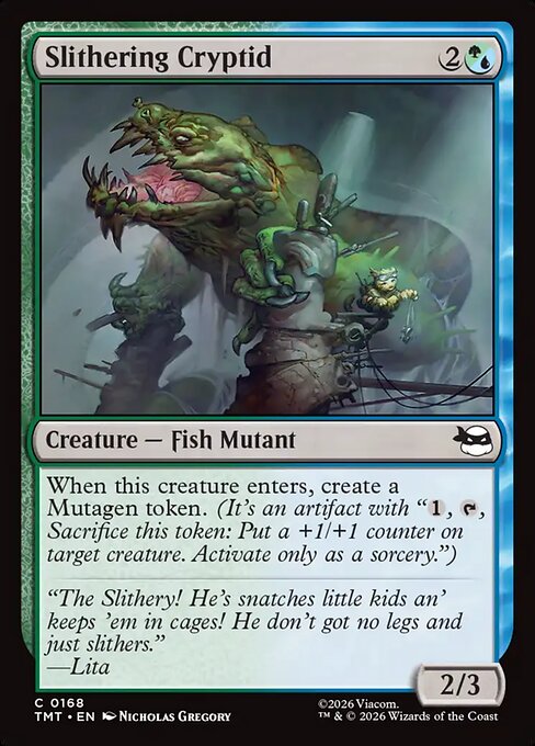 Slithering Cryptid - Teenage Mutant Ninja Turtles