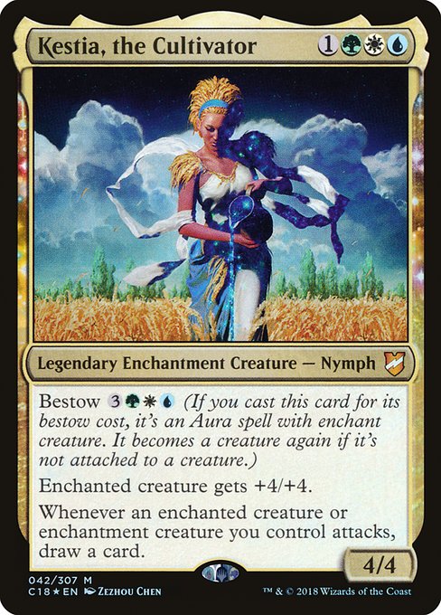 Kestia, the Cultivator (Foil) - Commander 2018