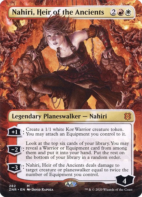 Nahiri, Heir of the Ancients (Borderless) - Zendikar Rising