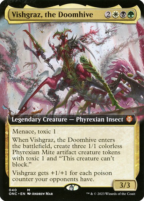 Vishgraz, the Doomhive (Extended Art) - Commander: Phyrexia: All Will Be One