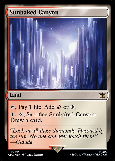Sunbaked Canyon - Universes Beyond: Doctor Who