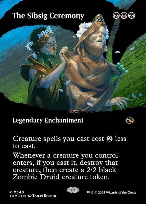 The Sibsig Ceremony (Borderless) - Tarkir: Dragonstorm