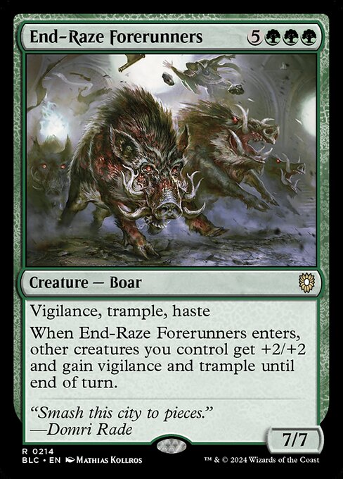 End-Raze Forerunners - Commander: Bloomburrow