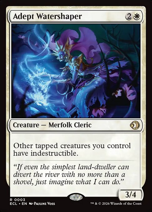 Adept Watershaper (Foil) - Lorwyn Eclipsed