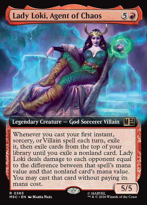 Lady Loki, Agent of Chaos (Extended Art) - Commander: Marvel Super Heroes