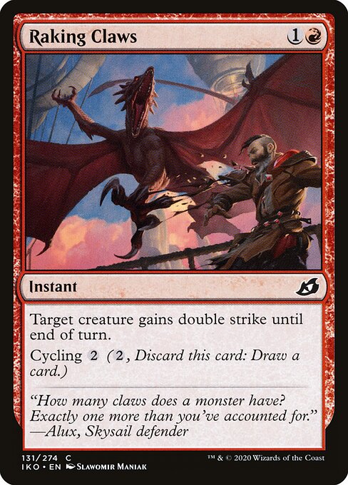 Raking Claws (Foil) - Ikoria: Lair of Behemoths