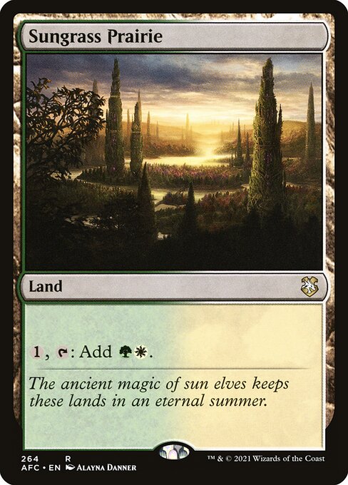 Sungrass Prairie - Commander: Adventures in the Forgotten Realms