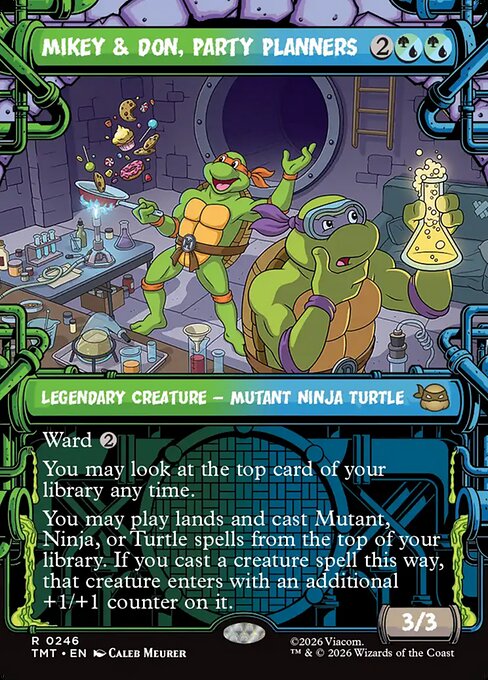 Mikey & Don, Party Planners (Showcase) - Teenage Mutant Ninja Turtles