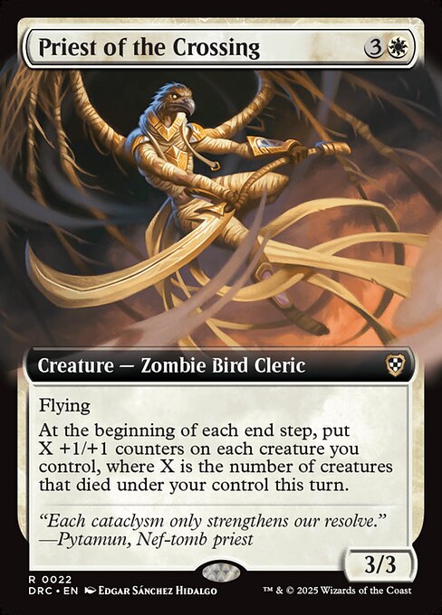 Priest of the Crossing (Extended Art) - Commander: Aetherdrift