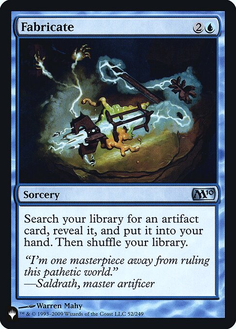 Fabricate - The List Reprints