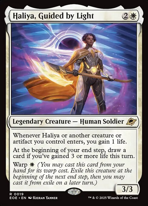 Haliya, Guided by Light (Foil) - Edge of Eternities
