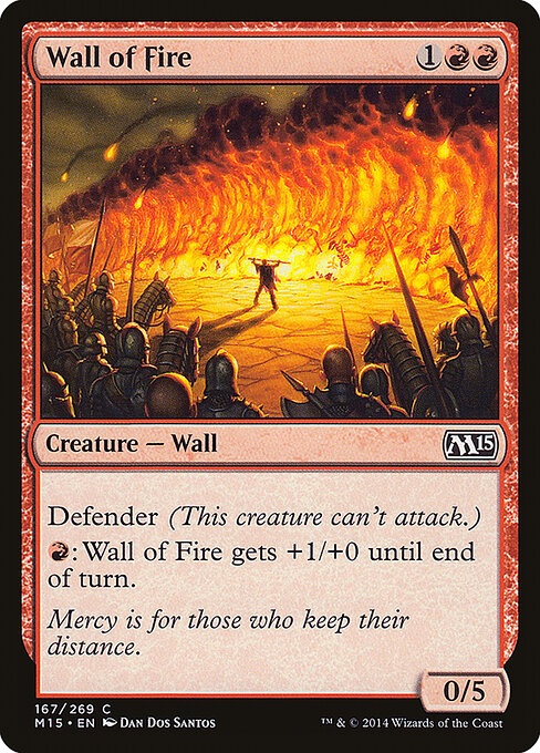 Wall of Fire - Magic 2015 (M15)