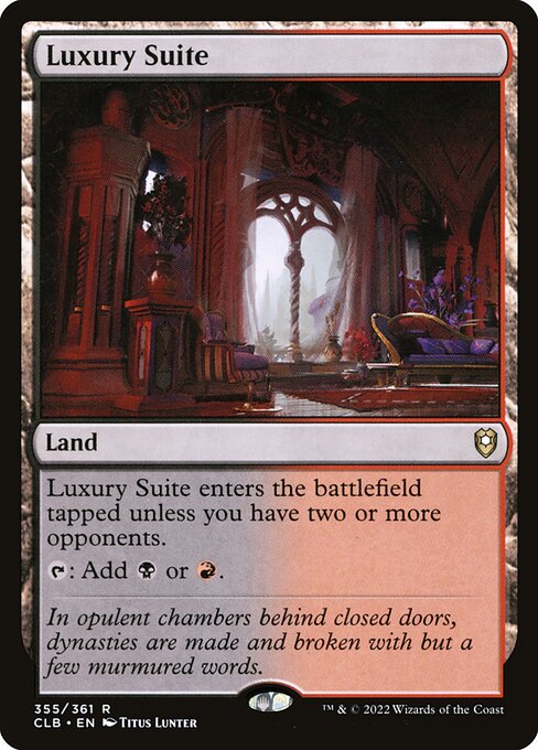 Luxury Suite (Foil) - Commander Legends: Battle for Baldur's Gate