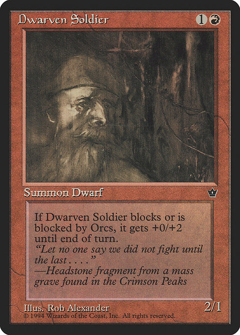Dwarven Soldier (Alexander) - Fallen Empires