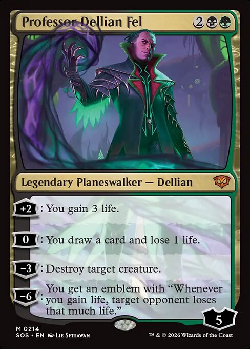 Professor Dellian Fel (Foil) - Secrets of Strixhaven