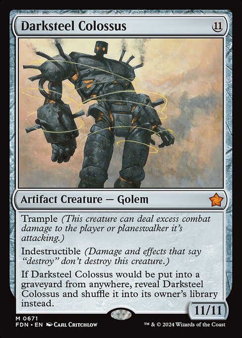 Darksteel Colossus (Foil) - Unique and Miscellaneous Promos