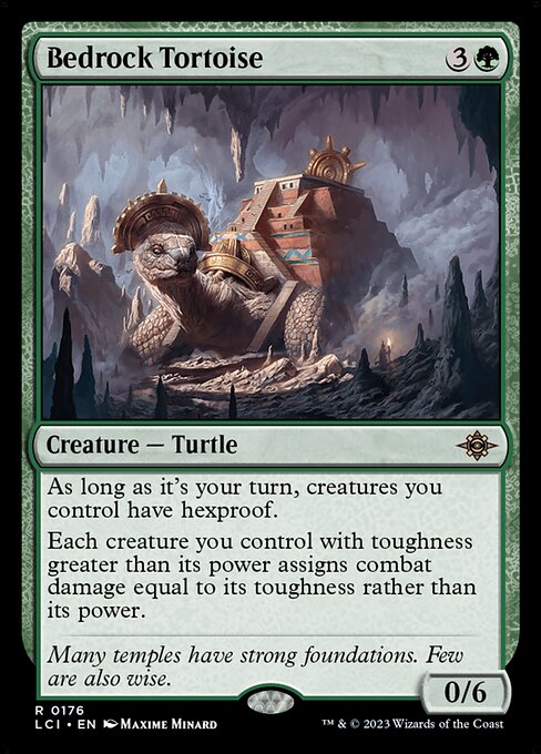 Bedrock Tortoise (Foil) - The Lost Caverns of Ixalan