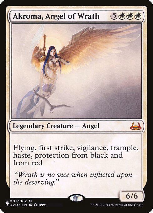 Akroma, Angel of Wrath - The List Reprints