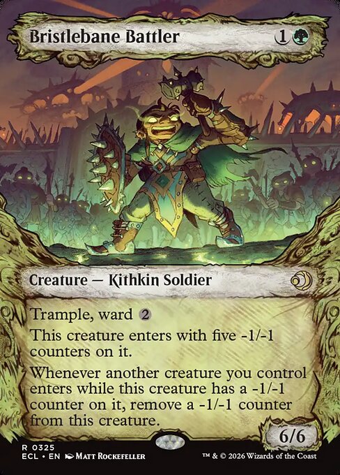 Bristlebane Battler (Showcase) (Foil) - Lorwyn Eclipsed