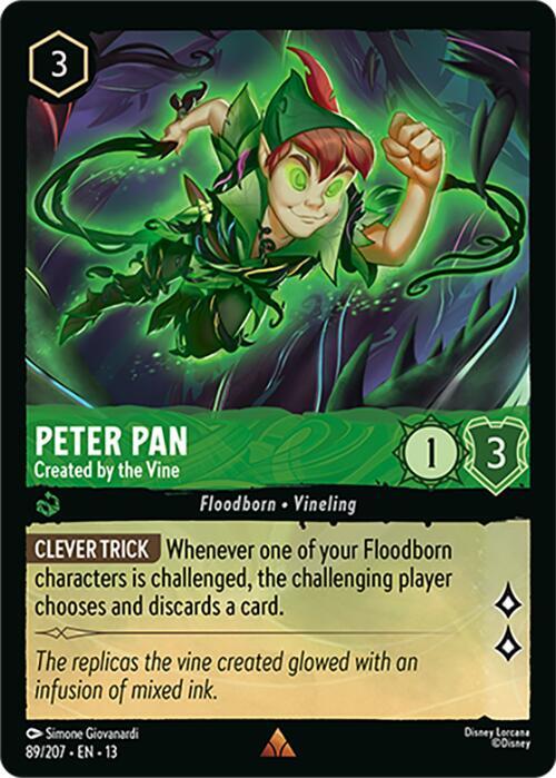 Peter Pan - Created by the Vine (Foil) - Attack of the Vine!