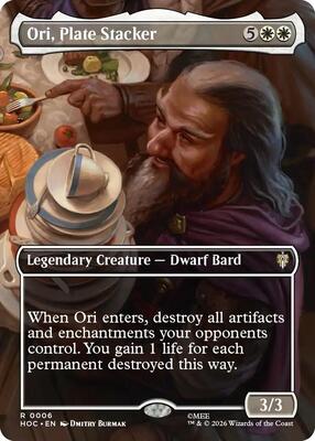 Ori, Plate Stacker (Borderless) (Foil) - The Hobbit: Eternal-Legal