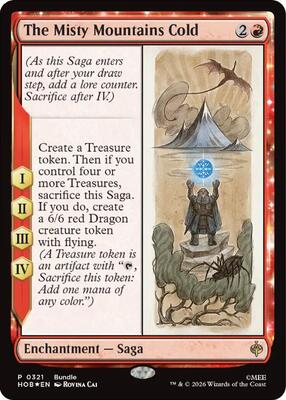The Misty Mountains Cold (Foil) - Unique and Miscellaneous Promos