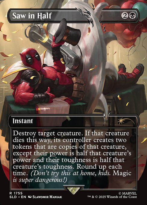 Saw in Half (Foil) - Secret Lair Drop Series