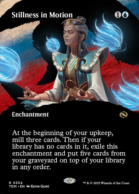 Stillness in Motion (Borderless) (Foil) - Tarkir: Dragonstorm