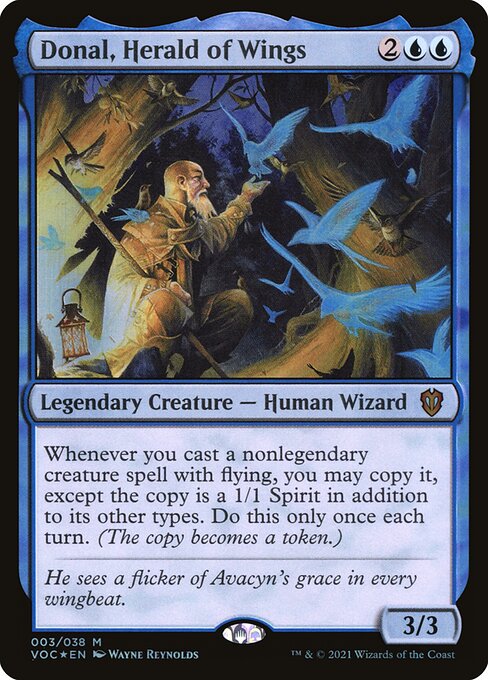 Donal, Herald of Wings (Foil) - Commander: Innistrad: Crimson Vow