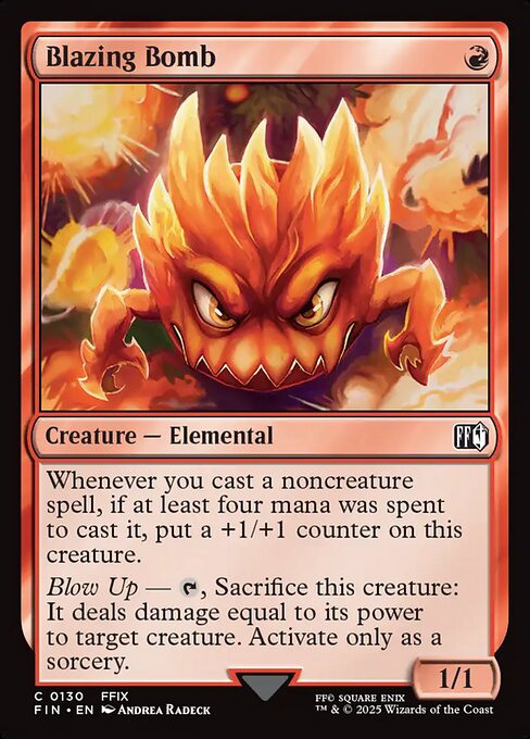 Blazing Bomb (Foil) - FINAL FANTASY