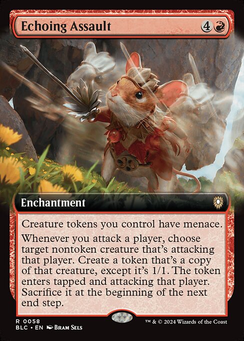 Echoing Assault (Extended Art) - Commander: Bloomburrow