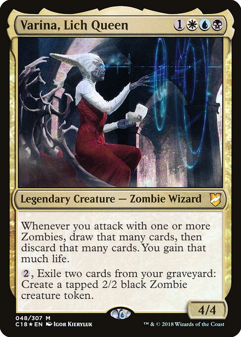 Varina, Lich Queen (Foil) - Commander 2018