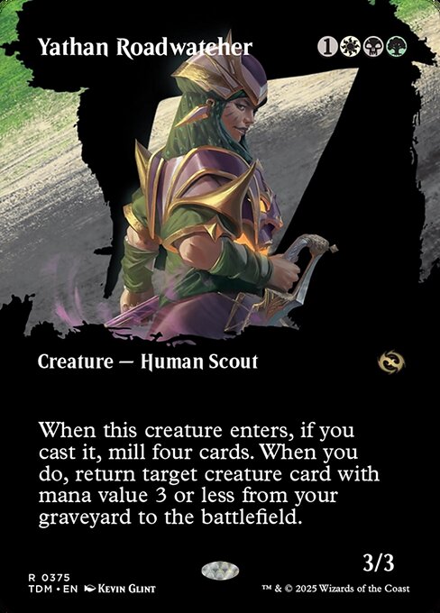 Yathan Roadwatcher (Borderless) - Tarkir: Dragonstorm