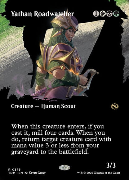 Yathan Roadwatcher (Borderless) - Tarkir: Dragonstorm