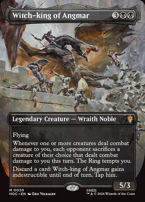 Witch-king of Angmar (Borderless) (Foil) - The Hobbit: Eternal-Legal