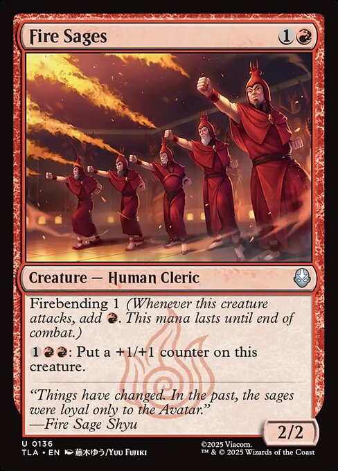 Fire Sages (Foil) - Avatar: The Last Airbender