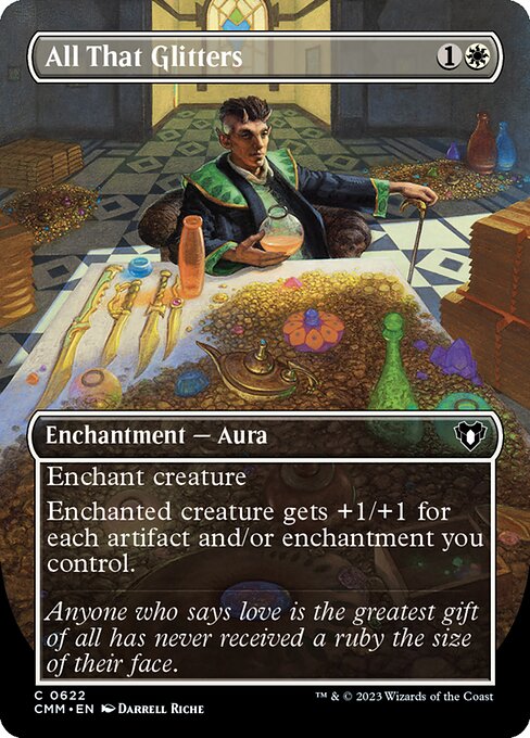 All That Glitters (Borderless) - Commander Masters