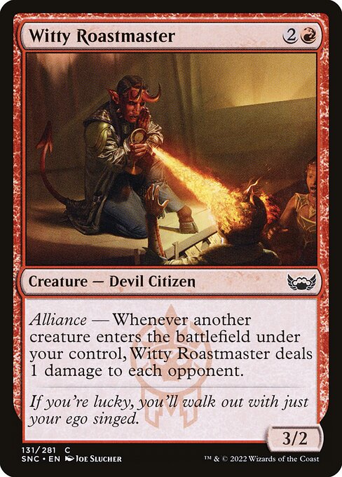 Witty Roastmaster (Foil) - Streets of New Capenna
