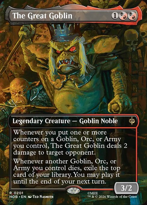 The Great Goblin (Borderless) (Foil) - The Hobbit