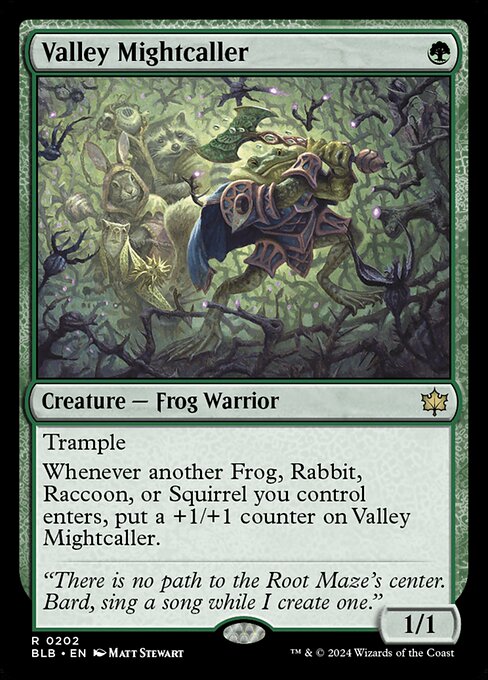 Valley Mightcaller (Foil) - Bloomburrow