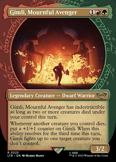 Gimli, Mournful Avenger (Showcase) - Universes Beyond: The Lord of the Rings: Tales of Middle-earth